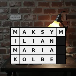 Hasło krzyżówkowe franciszkanin kanonizowany w 1982 r - maksymilian maria kolbe – rozwiązanie, synonimy, podpowiedzi i definicje krzyżówkowe